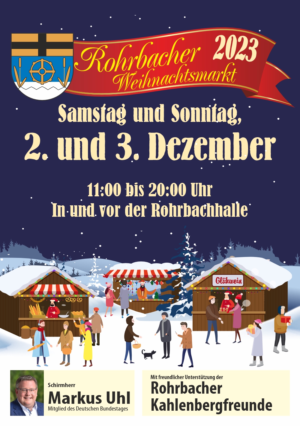 Flyer 1 Rohrbach Weihnachtsmarkt 2023 Flyer Seite01